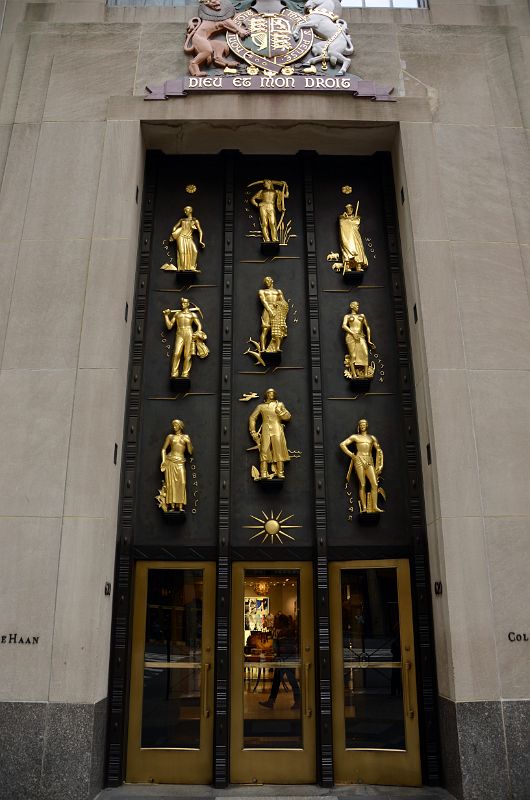 New York City Rockefeller Center 03E Industries of the British Commonwealth By Carl Paul Jennewein 1933 British Empire Bldg 620 Fifth Ave